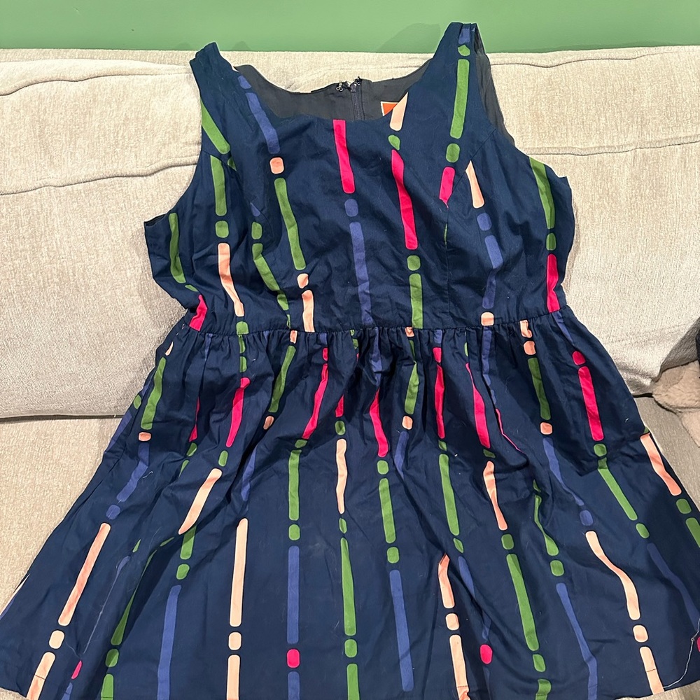 ModCloth Blue Baby Doll Dress w/ Pockets!